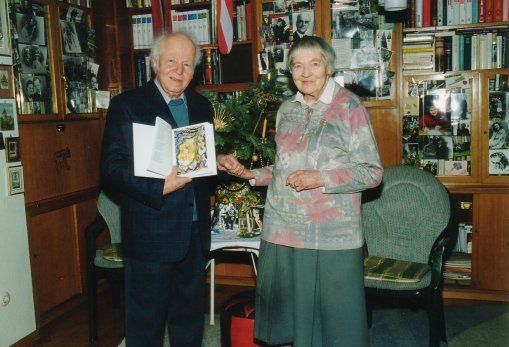 Georg und Irene Mertens von Schaller bei der Vorstellung des Buches Georg und Irene Mertens von Schaller bei der Vorstellung des Buches